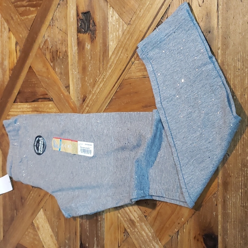 There Abouts Gray Glitter leggings size Medium